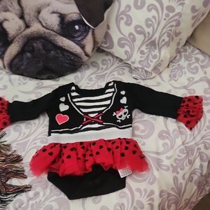 Celebrate HALLOWEEN costume Black Pirate Suit 0-3 Mo NWOT